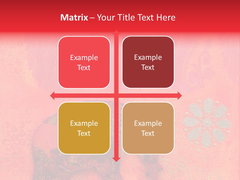 Symbol Gold Bejeweled PowerPoint Template