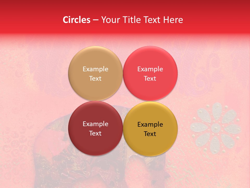 Symbol Gold Bejeweled PowerPoint Template