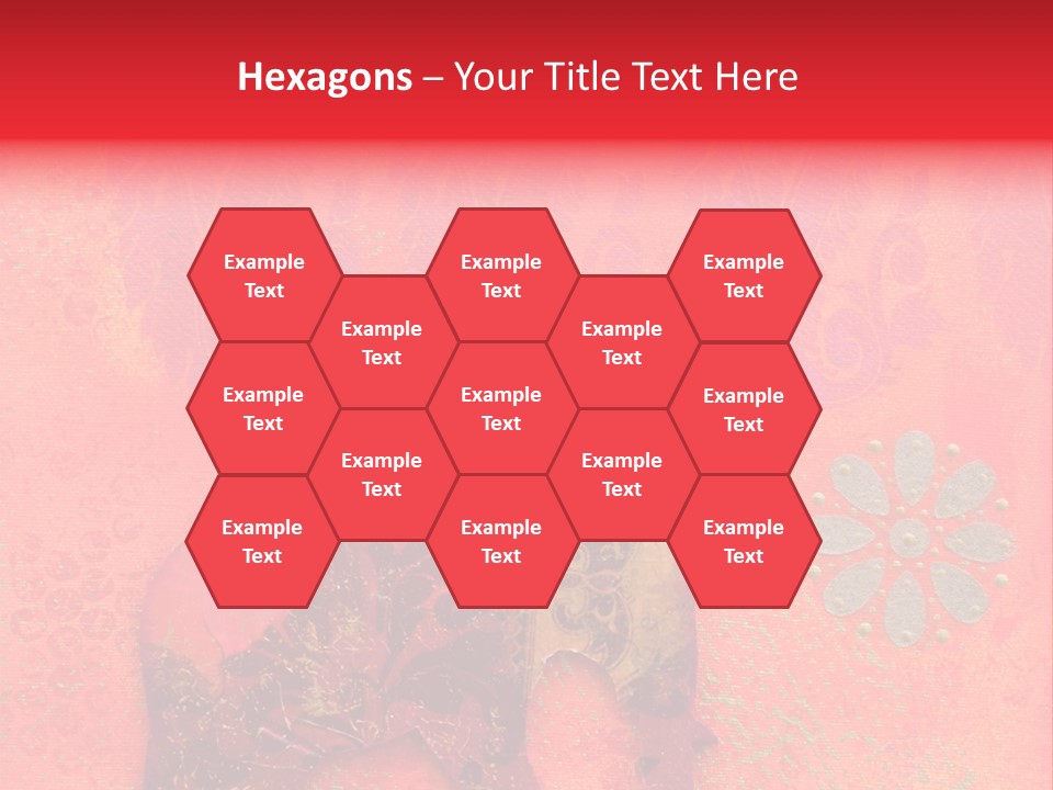 Symbol Gold Bejeweled PowerPoint Template