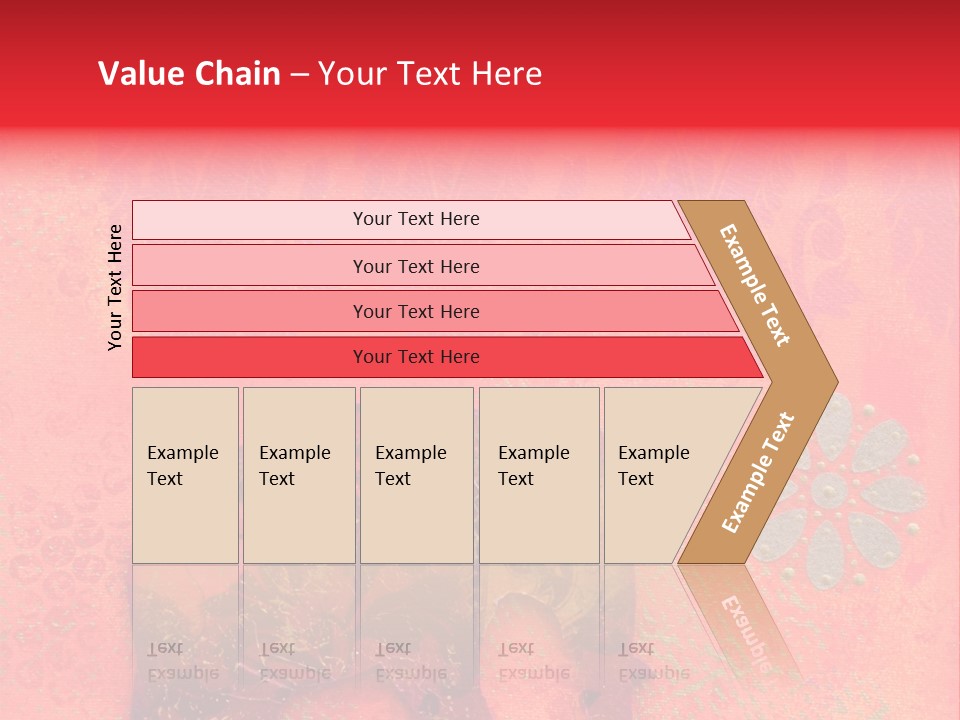 Symbol Gold Bejeweled PowerPoint Template