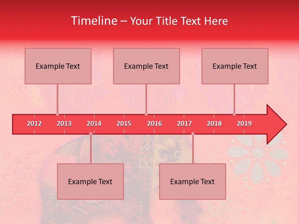 Symbol Gold Bejeweled PowerPoint Template