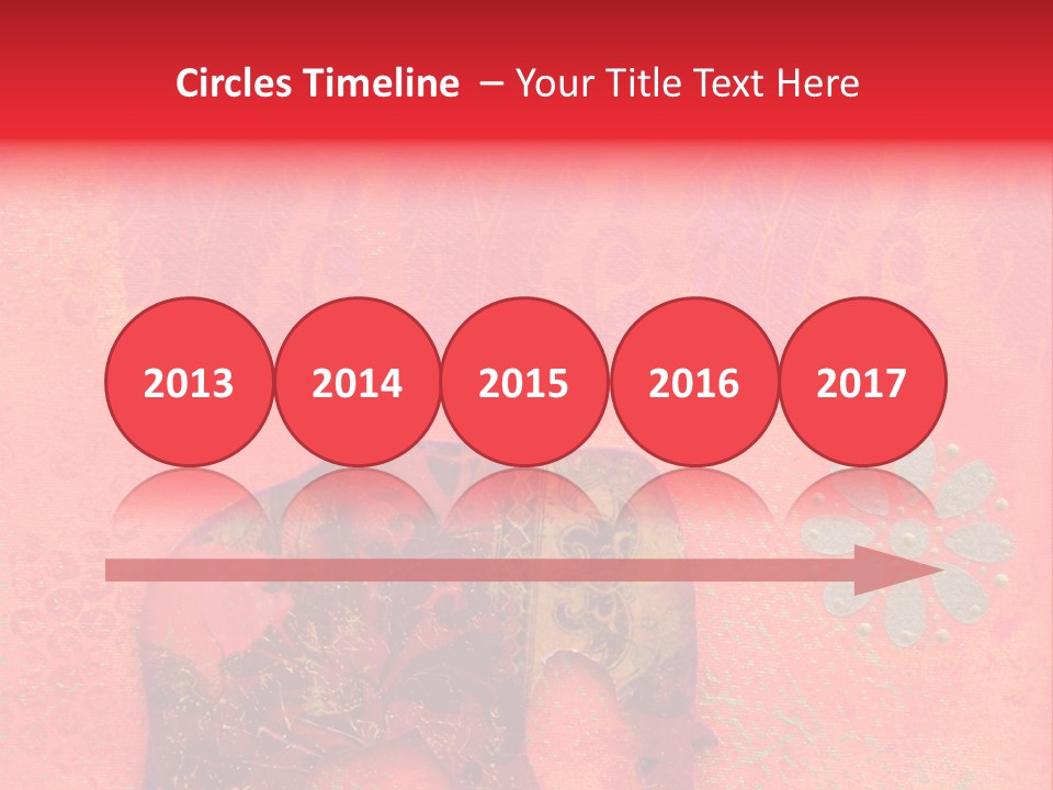 Symbol Gold Bejeweled PowerPoint Template