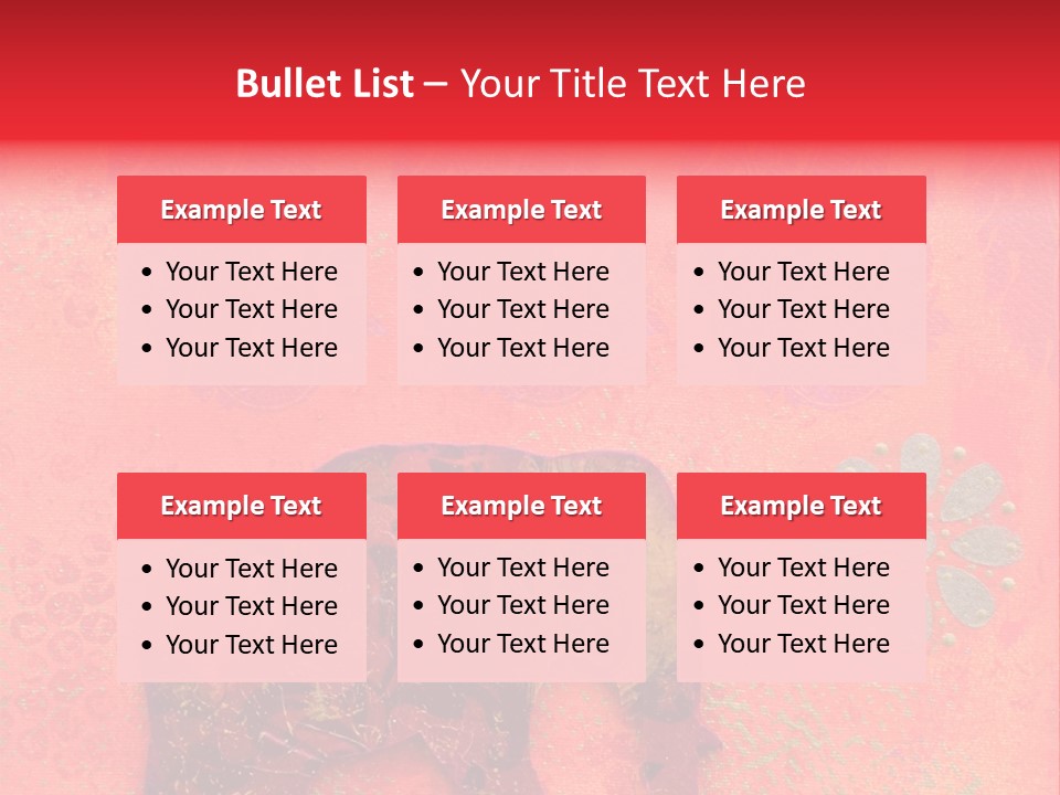 Symbol Gold Bejeweled PowerPoint Template