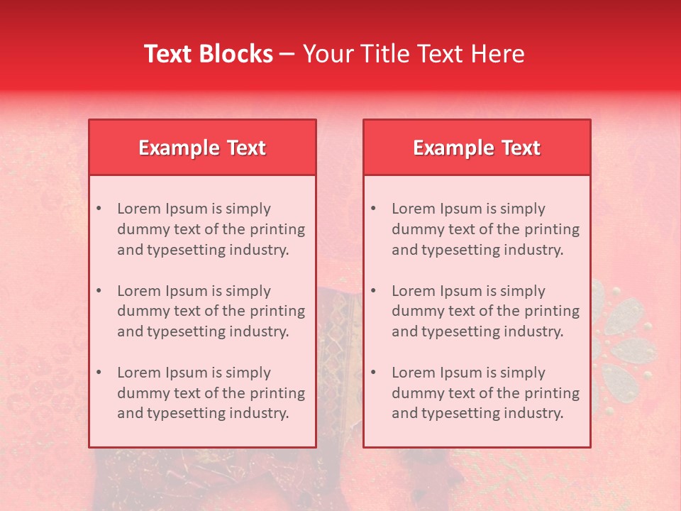 Symbol Gold Bejeweled PowerPoint Template