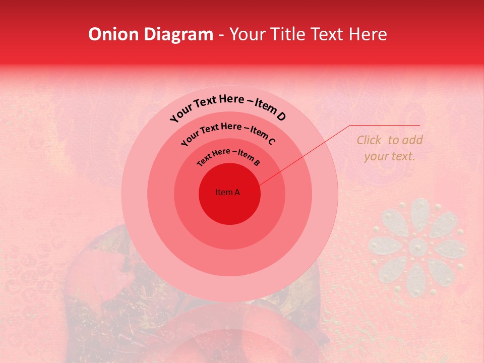 Symbol Gold Bejeweled PowerPoint Template