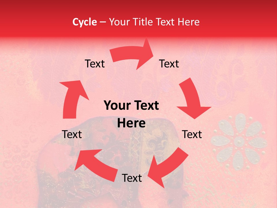 Symbol Gold Bejeweled PowerPoint Template