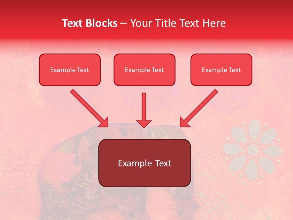 Symbol Gold Bejeweled PowerPoint Template