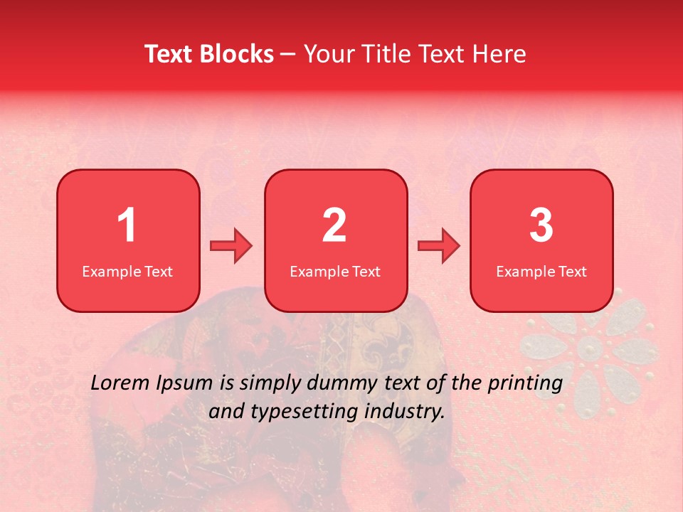 Symbol Gold Bejeweled PowerPoint Template