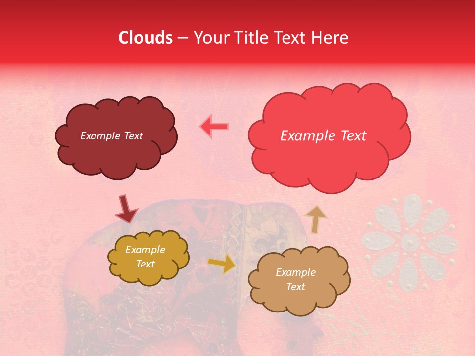 Symbol Gold Bejeweled PowerPoint Template