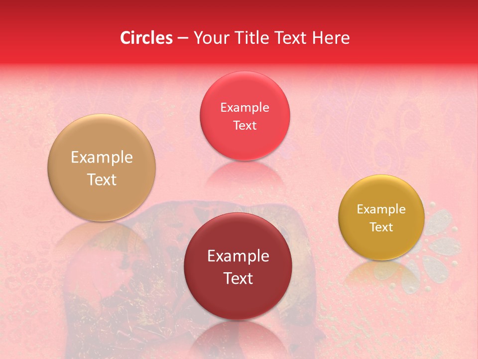 Symbol Gold Bejeweled PowerPoint Template