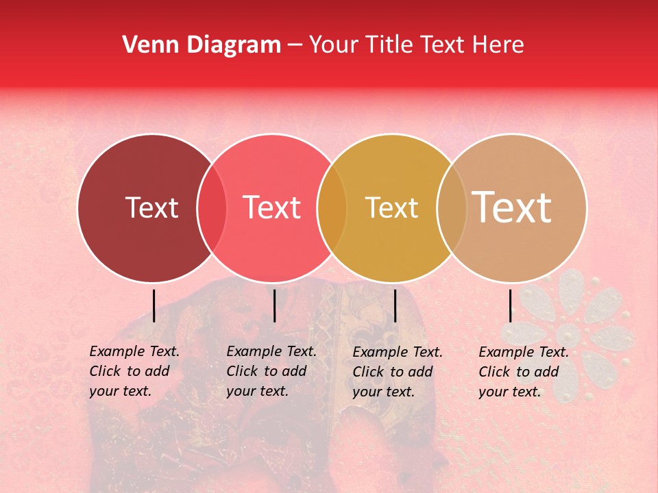 Symbol Gold Bejeweled PowerPoint Template