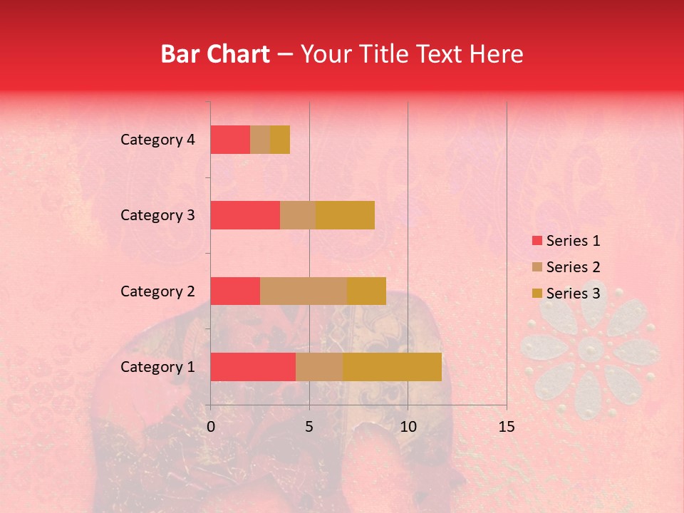 Symbol Gold Bejeweled PowerPoint Template