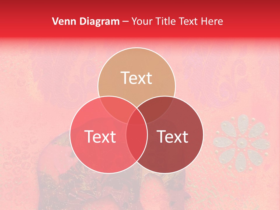 Symbol Gold Bejeweled PowerPoint Template