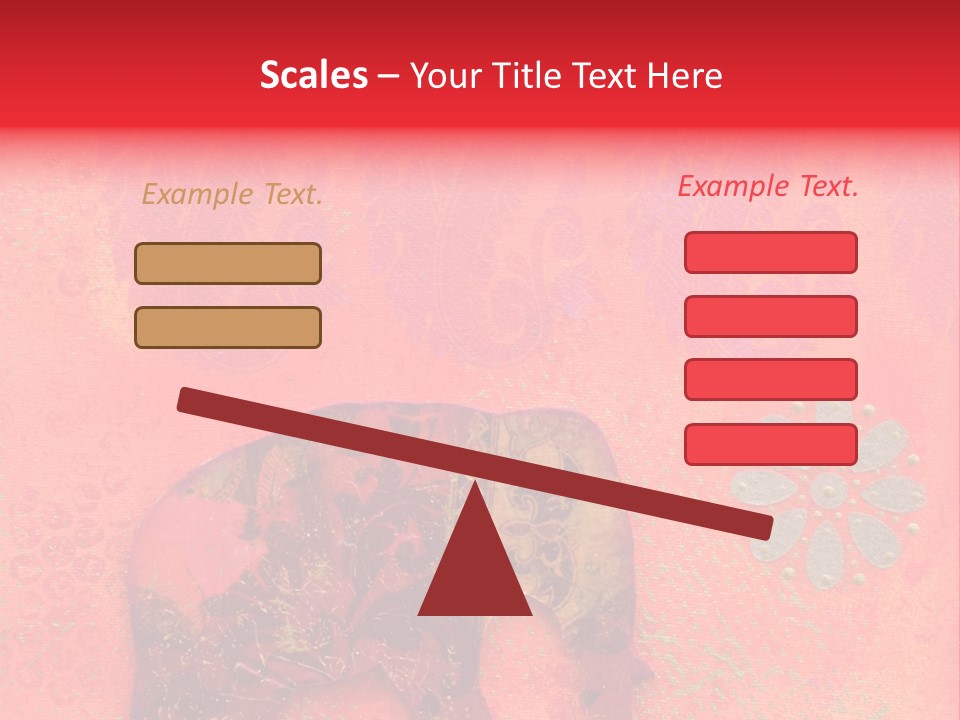 Symbol Gold Bejeweled PowerPoint Template