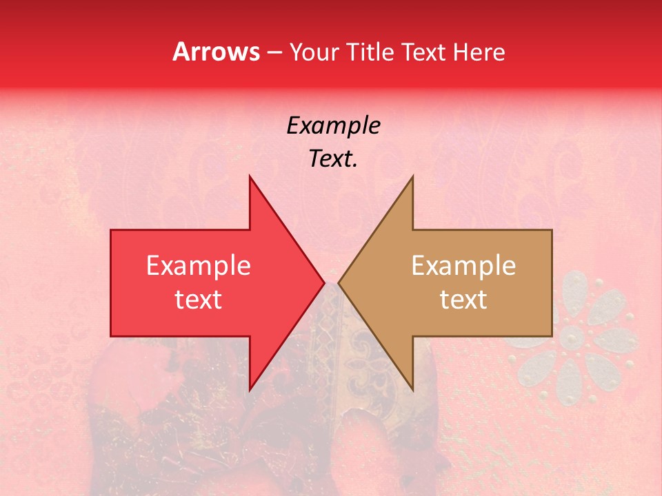 Symbol Gold Bejeweled PowerPoint Template