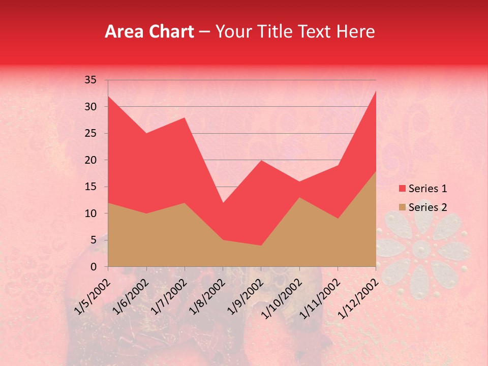 Symbol Gold Bejeweled PowerPoint Template