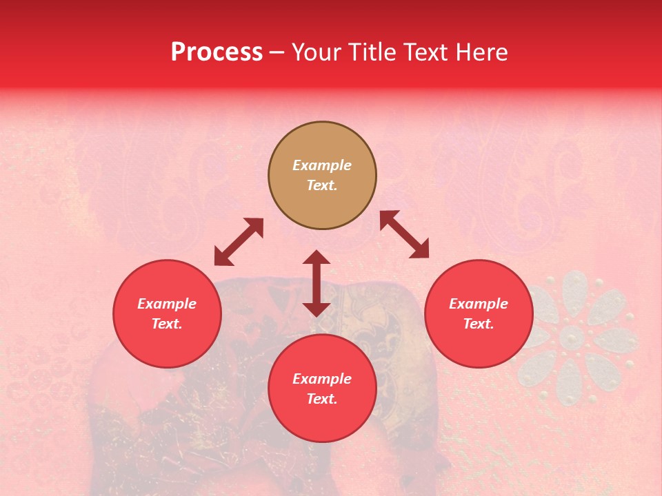 Symbol Gold Bejeweled PowerPoint Template