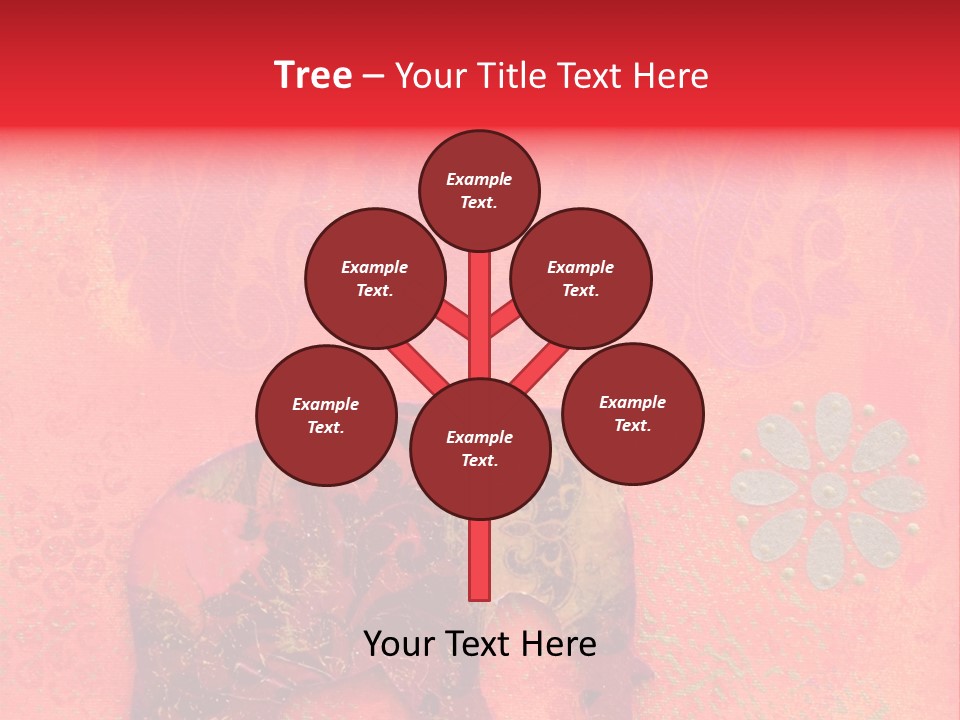 Symbol Gold Bejeweled PowerPoint Template