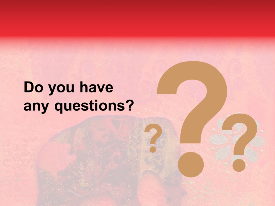 Symbol Gold Bejeweled PowerPoint Template