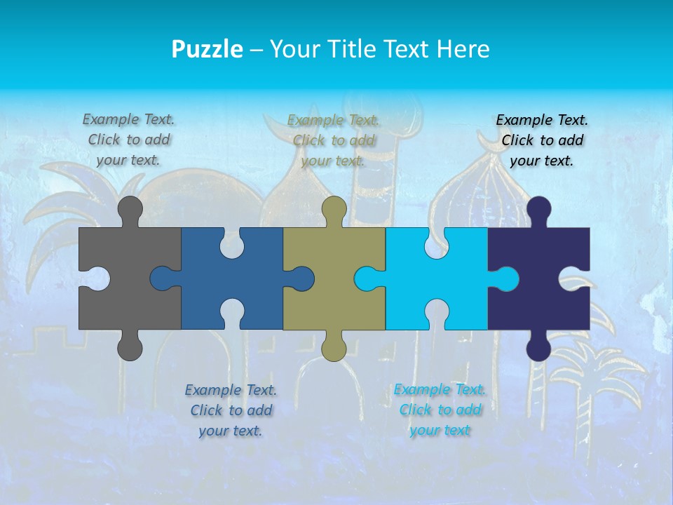 City Art Oriental PowerPoint Template