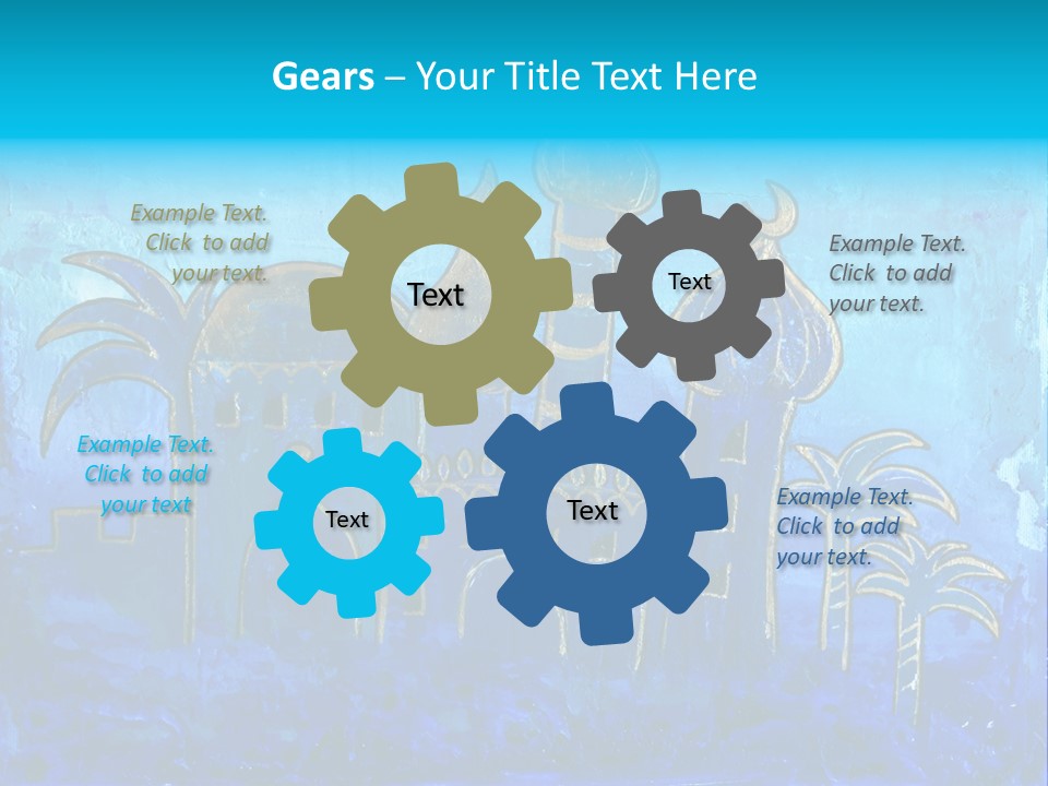 City Art Oriental PowerPoint Template