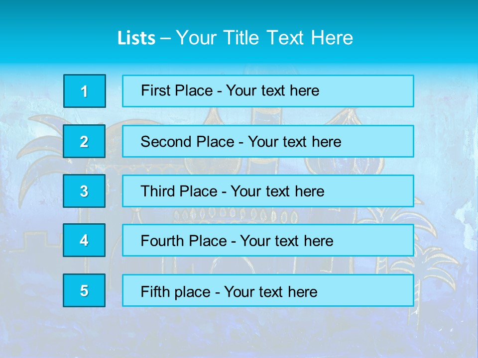City Art Oriental PowerPoint Template
