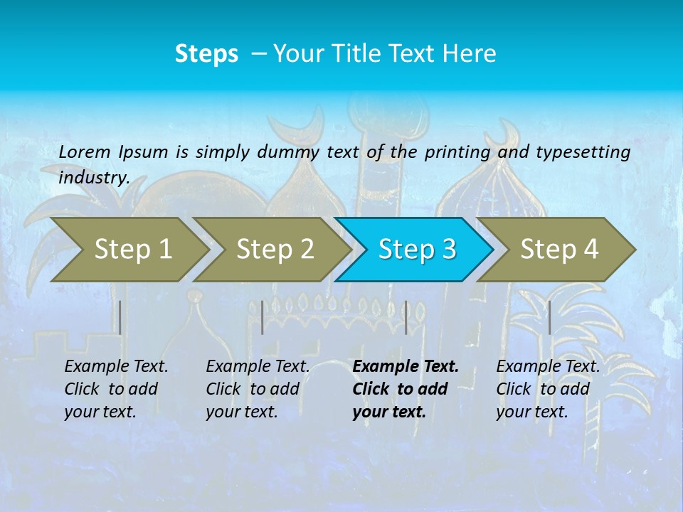 City Art Oriental PowerPoint Template