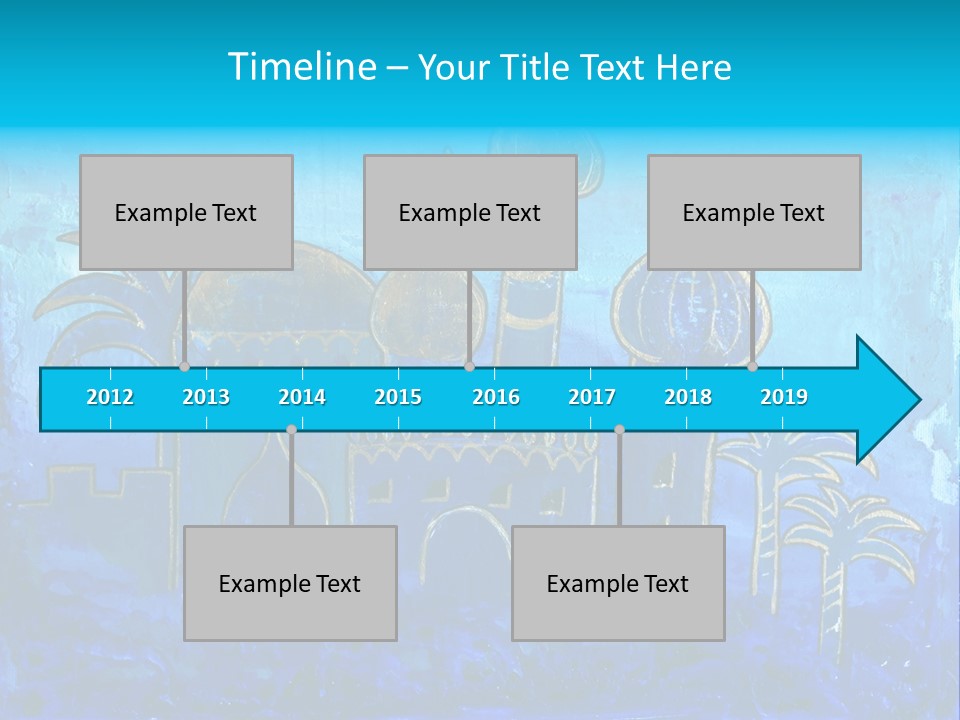 City Art Oriental PowerPoint Template