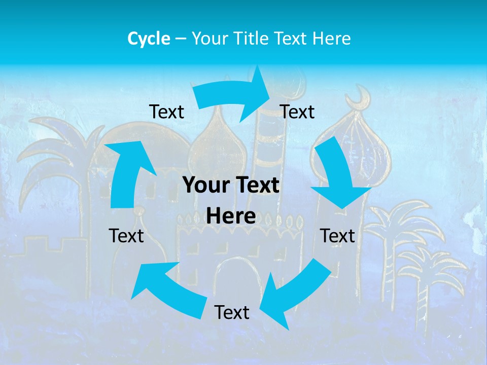 City Art Oriental PowerPoint Template