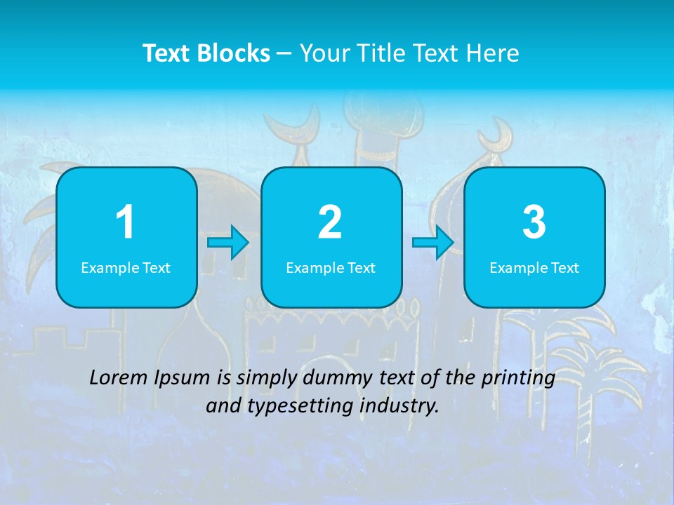 City Art Oriental PowerPoint Template