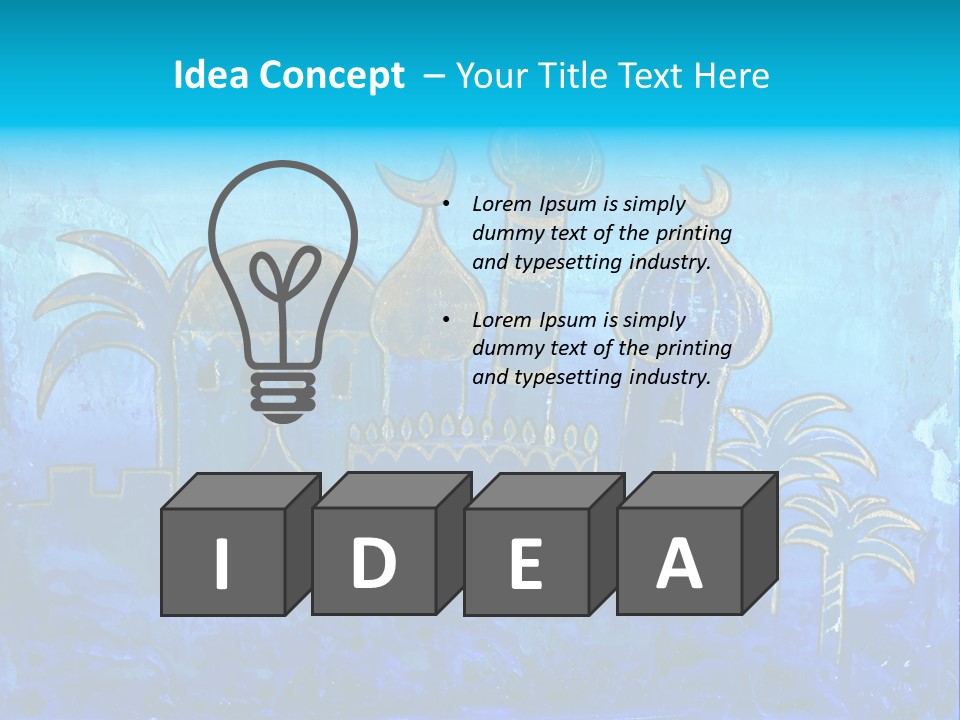 City Art Oriental PowerPoint Template