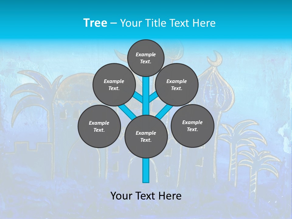 City Art Oriental PowerPoint Template