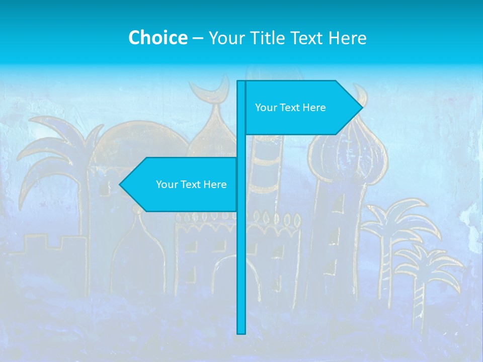 City Art Oriental PowerPoint Template