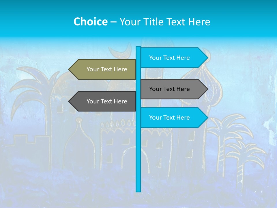 City Art Oriental PowerPoint Template