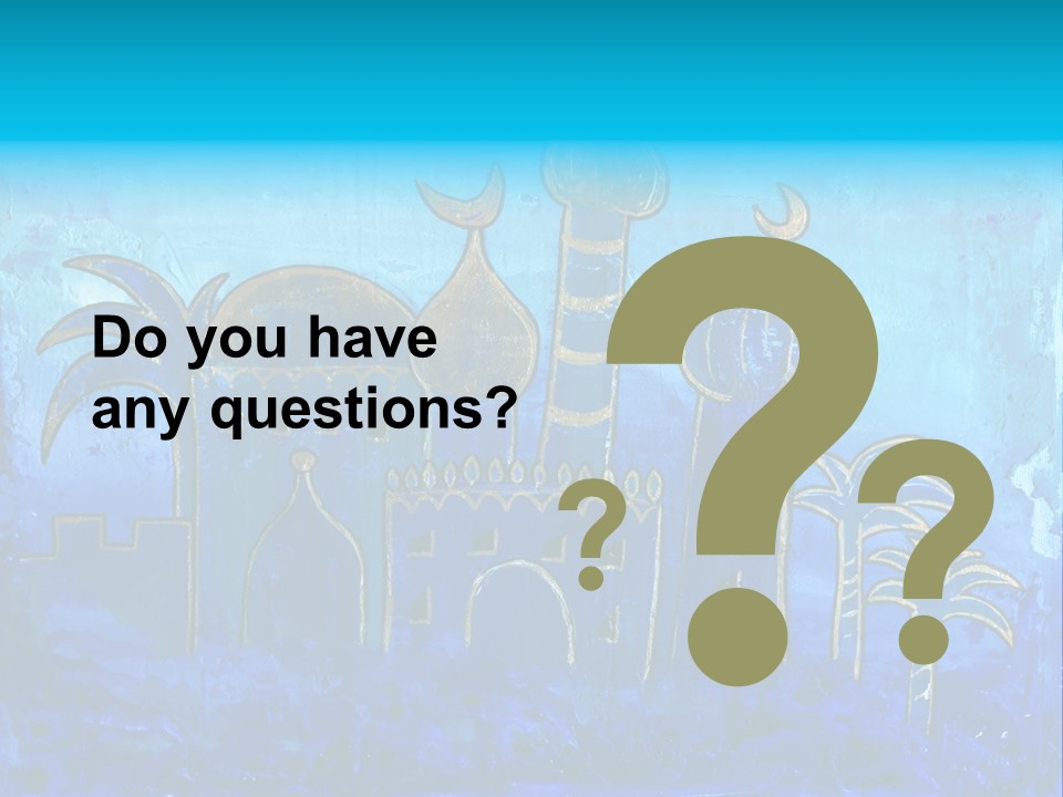 City Art Oriental PowerPoint Template