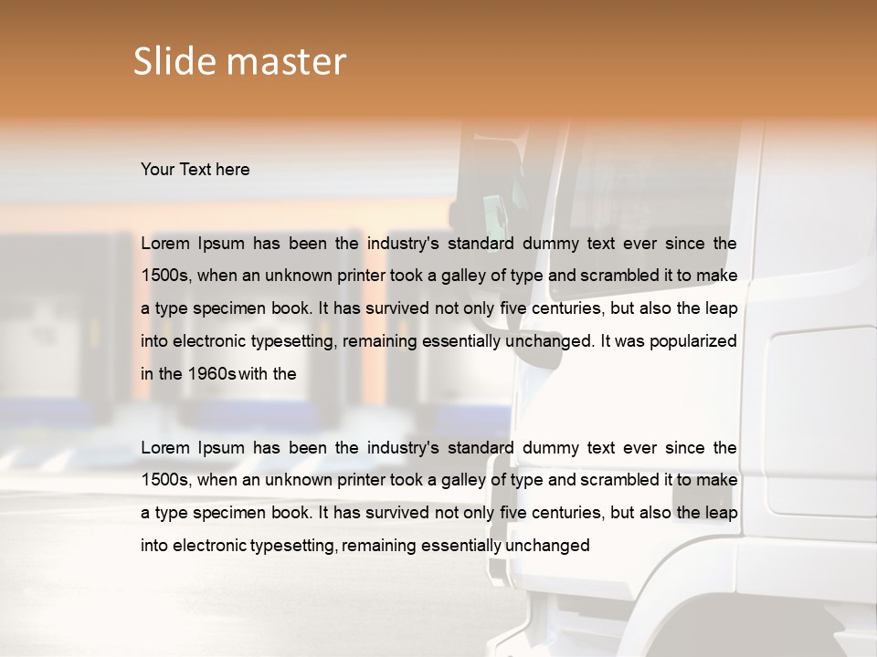 Freight Travel Business PowerPoint Template