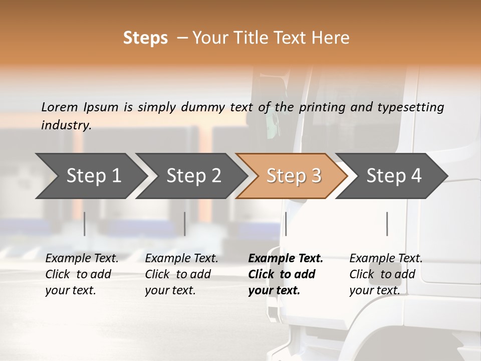 Freight Travel Business PowerPoint Template