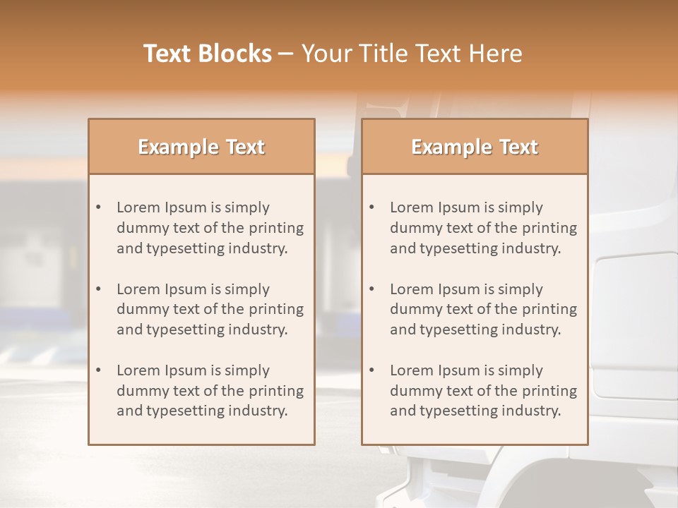 Freight Travel Business PowerPoint Template