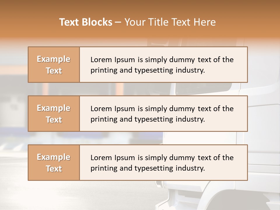 Freight Travel Business PowerPoint Template