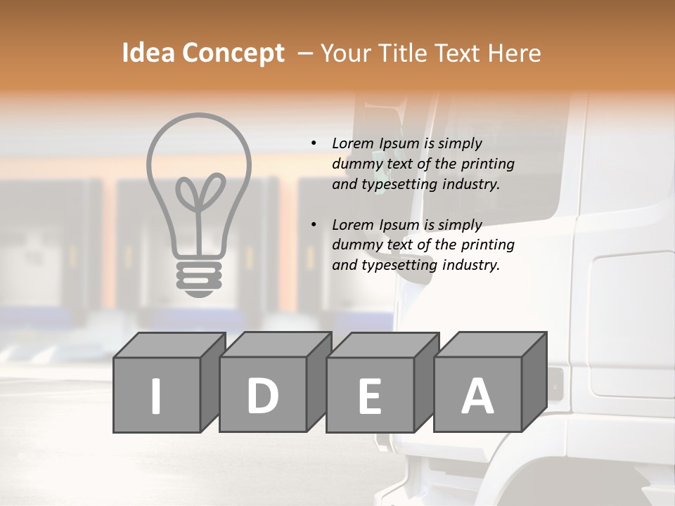 Freight Travel Business PowerPoint Template