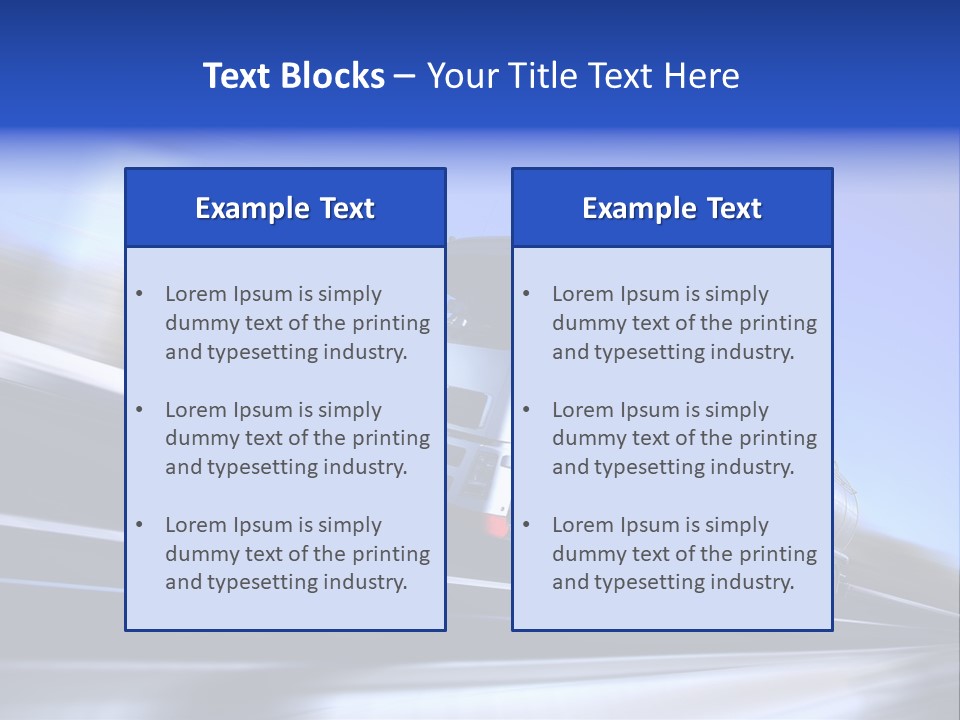 Cargo Heavy Industry PowerPoint Template