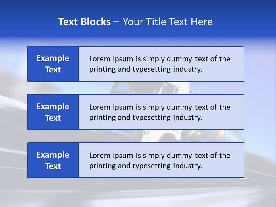 Cargo Heavy Industry PowerPoint Template