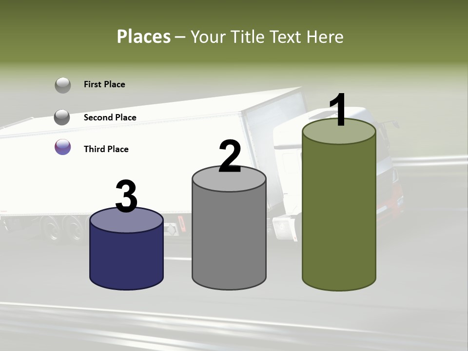 Truck Speed Trailer PowerPoint Template