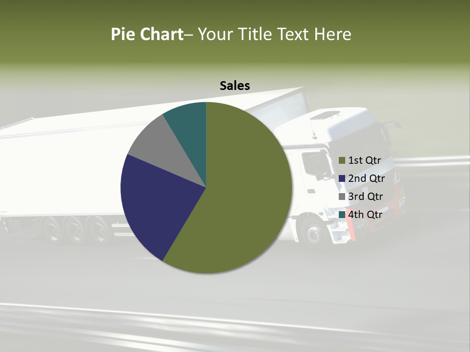 Truck Speed Trailer PowerPoint Template