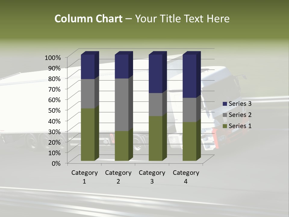 Truck Speed Trailer PowerPoint Template