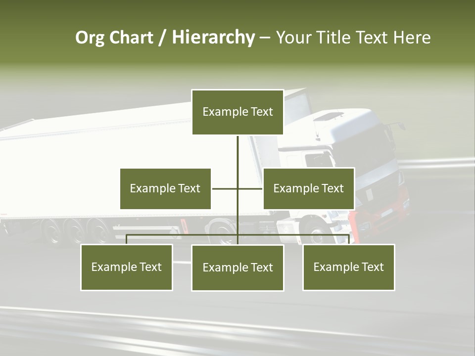 Truck Speed Trailer PowerPoint Template