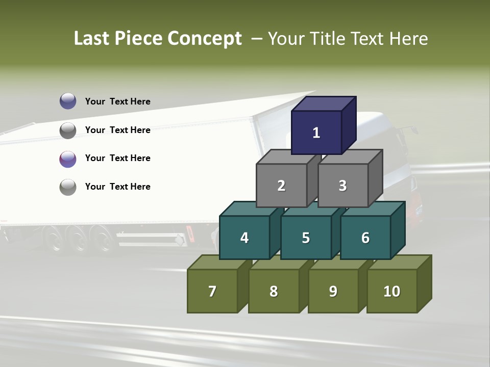 Truck Speed Trailer PowerPoint Template