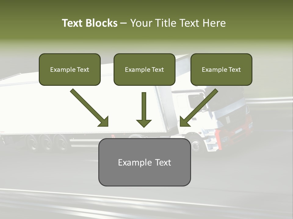 Truck Speed Trailer PowerPoint Template