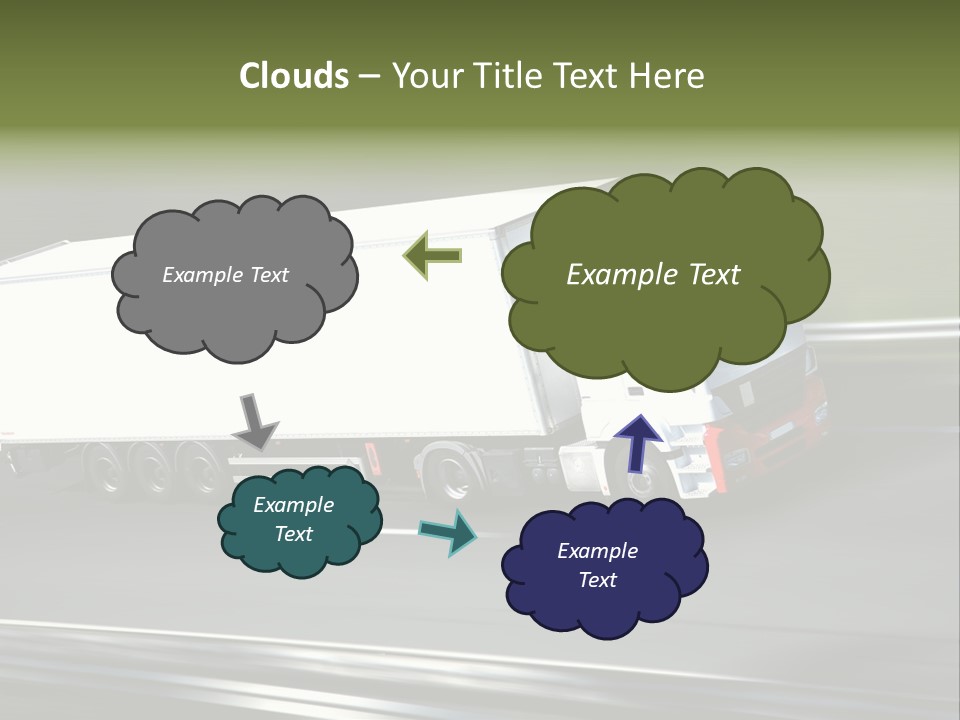 Truck Speed Trailer PowerPoint Template