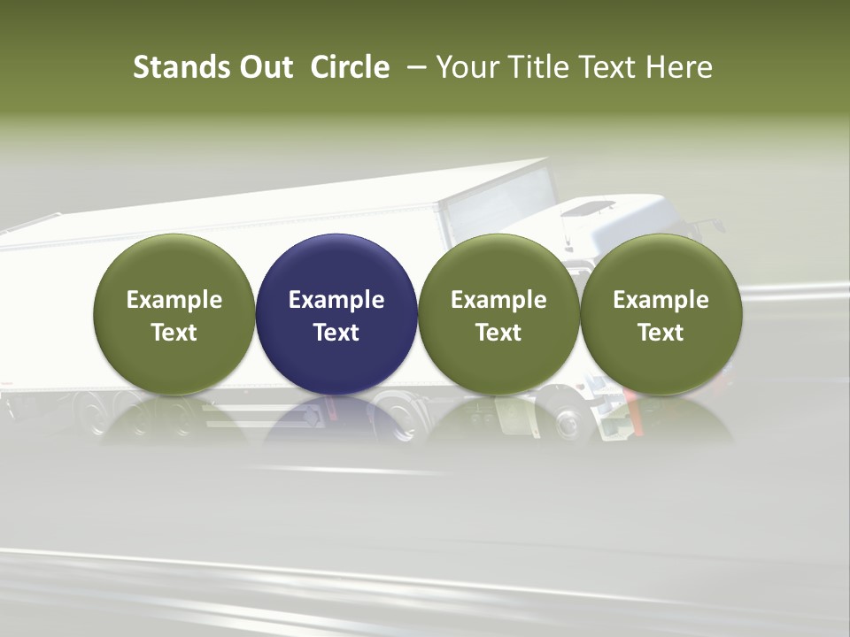 Truck Speed Trailer PowerPoint Template